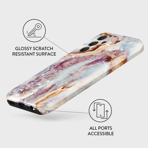 Frozen Leaves - Cute Marble Samsung Galaxy A15 4G   5G Case Online Hot Sale - Image 3