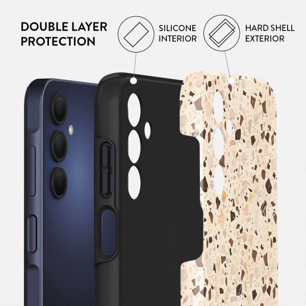 Distant Noise - Terazzo Samsung Galaxy A15 4G   5G Case on Sale - Image 2